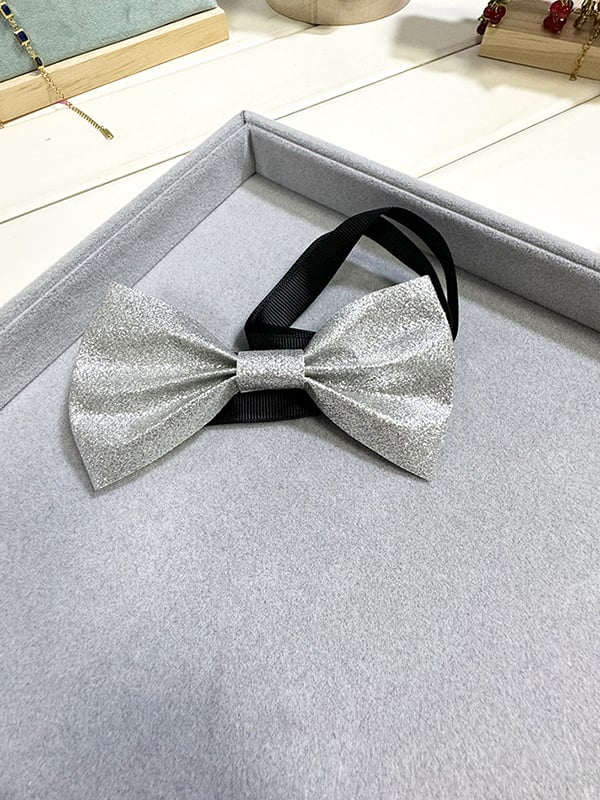 Exquisite banquet party super shiny bow tie para hombre