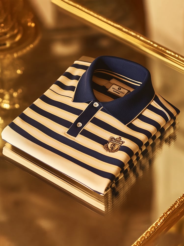 Camisa polo ejecutivo casual Button de manga corta para hombre