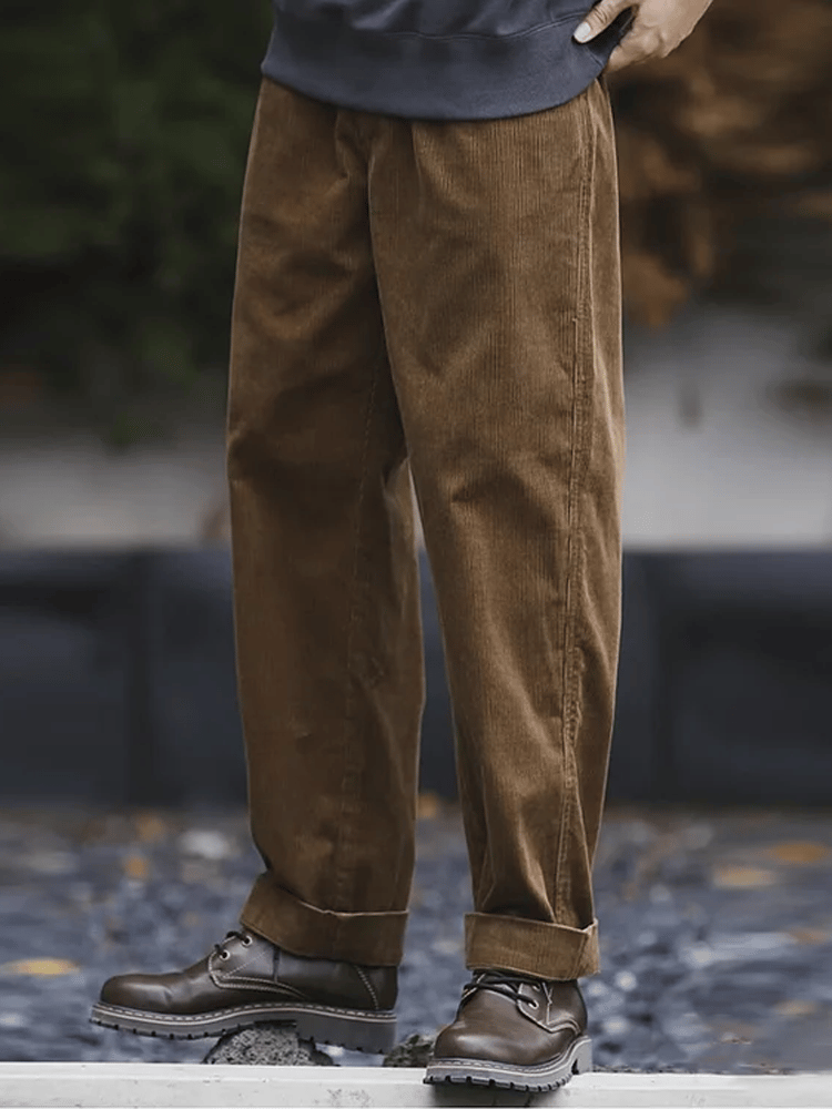 Vintage para exterior bolsillo Trousers para hombre