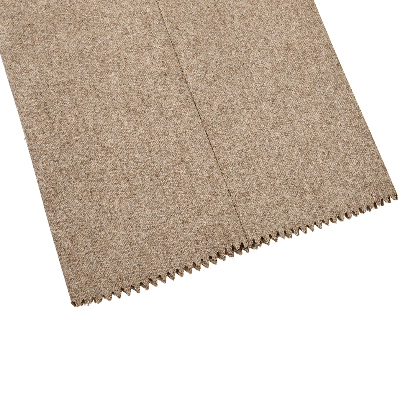 Light Brown lana Flannel Pleated Gurkha Trousers