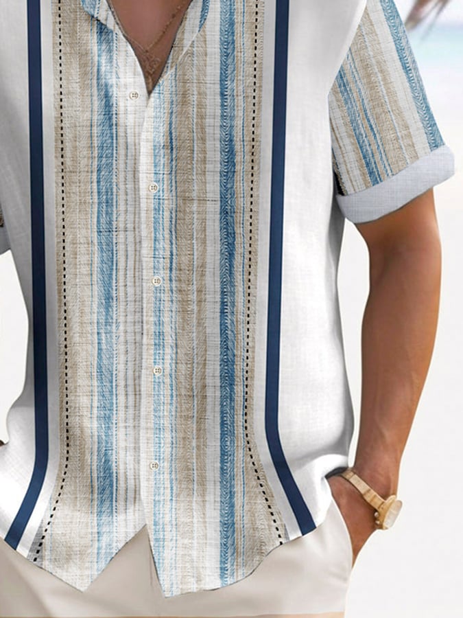 Estampado casual Resorcamiseta para hombre
