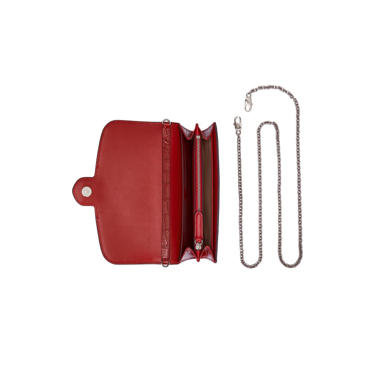 Croc Embossed Medium Adair Crossbody Bag - 7