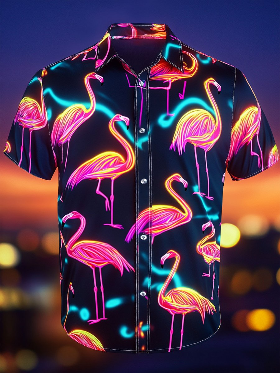 Camisa Resort casual floral Art de manga corta para hombre