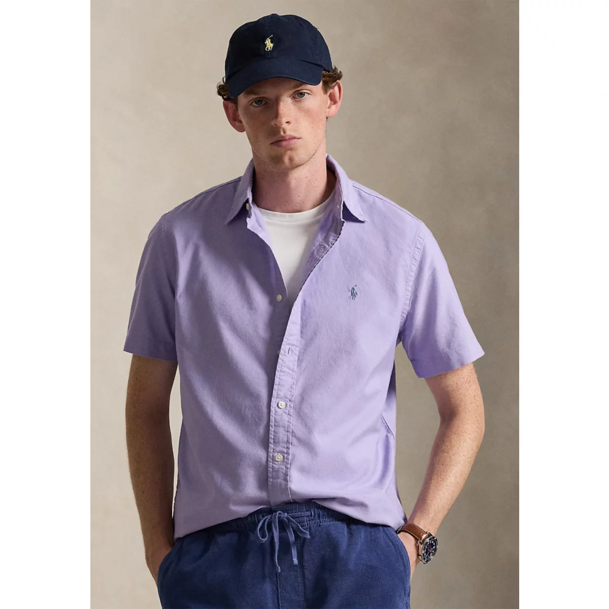 Men's Classic Fit Garment-Dyed Oxford Shirt - 3