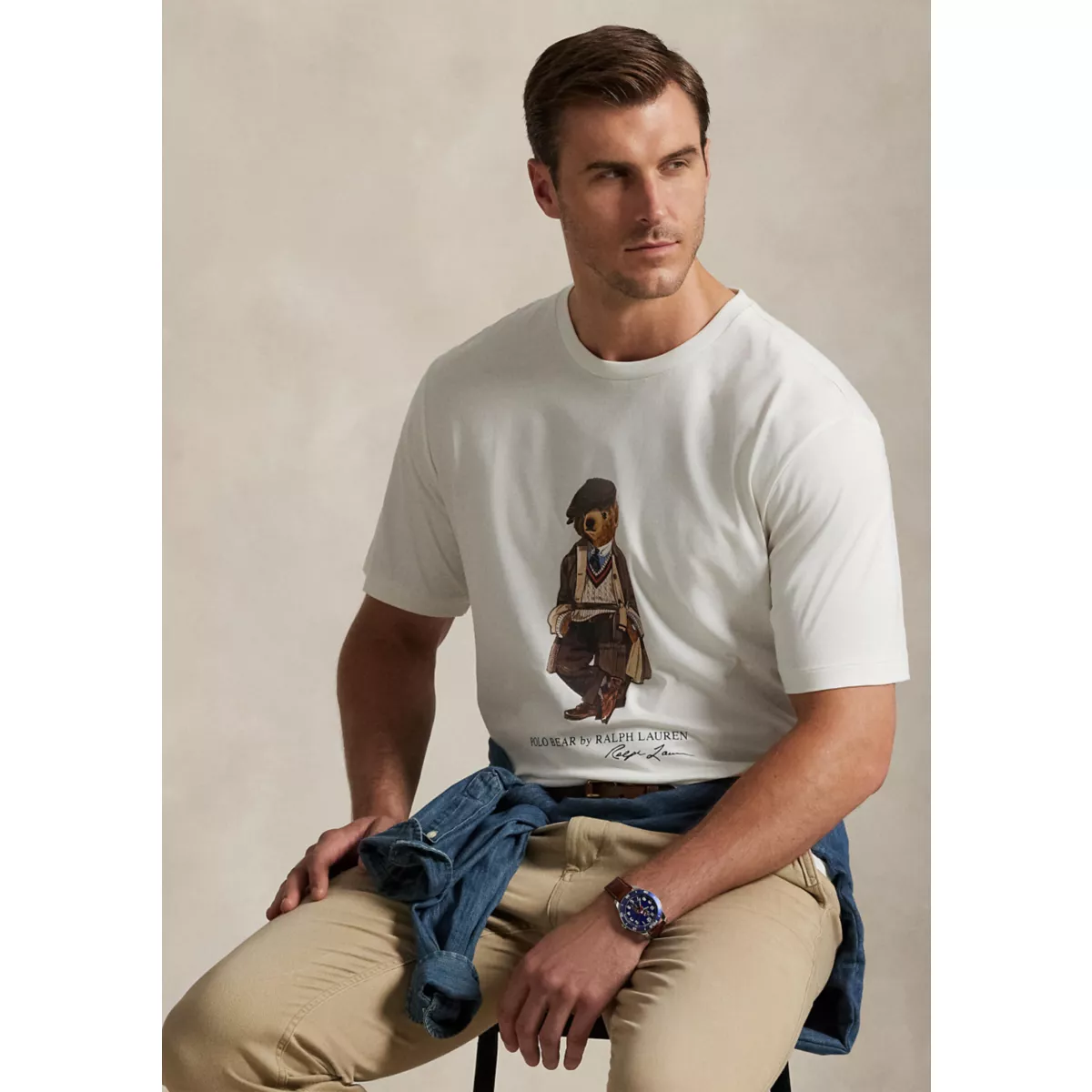 Big & Tall Polo Bear Jersey T-Shirt - 4