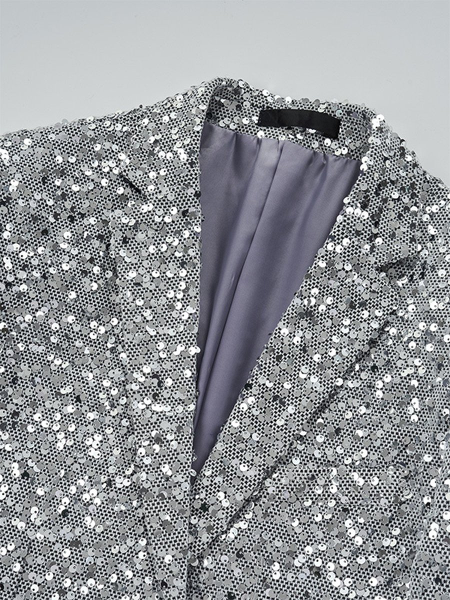 Saco ejecutivo casual Sequin para hombre