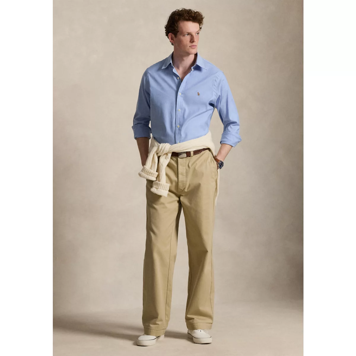 Classic Fit Performance Oxford Shirt - 4