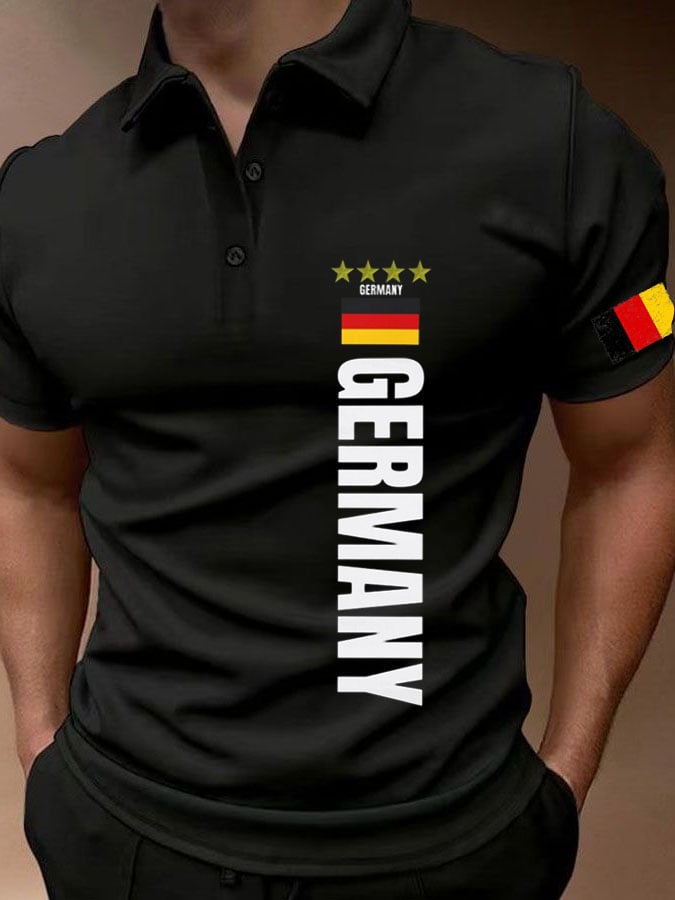 Camisa polo Germany National Football Team estampado para hombre