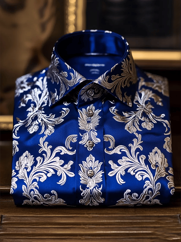 Camisa de lujo Gorgeous de manga larga para hombre