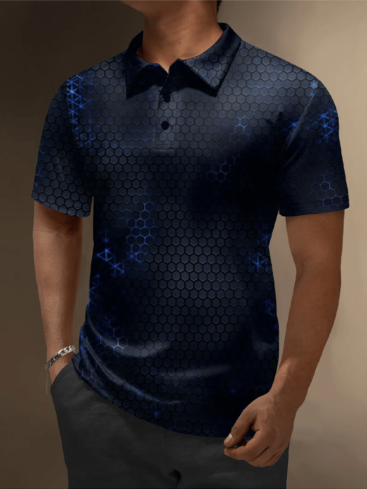 Moisture Wicking Chest bolsillo casual Polo