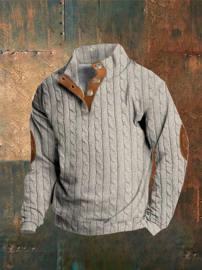 Sudadera casual estampado Buttons casual para hombre