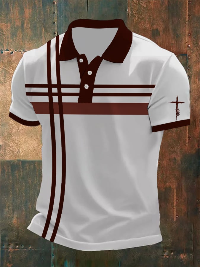 Camisa polo Faith casual Tops para hombre