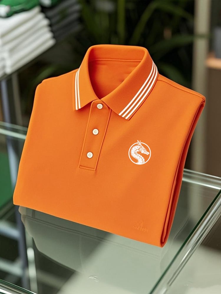 Camisa polo ejecutivo casual Button de manga corta para hombre