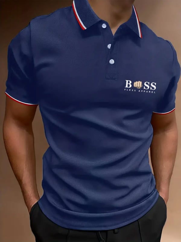 Casual cierre Polo para hombre