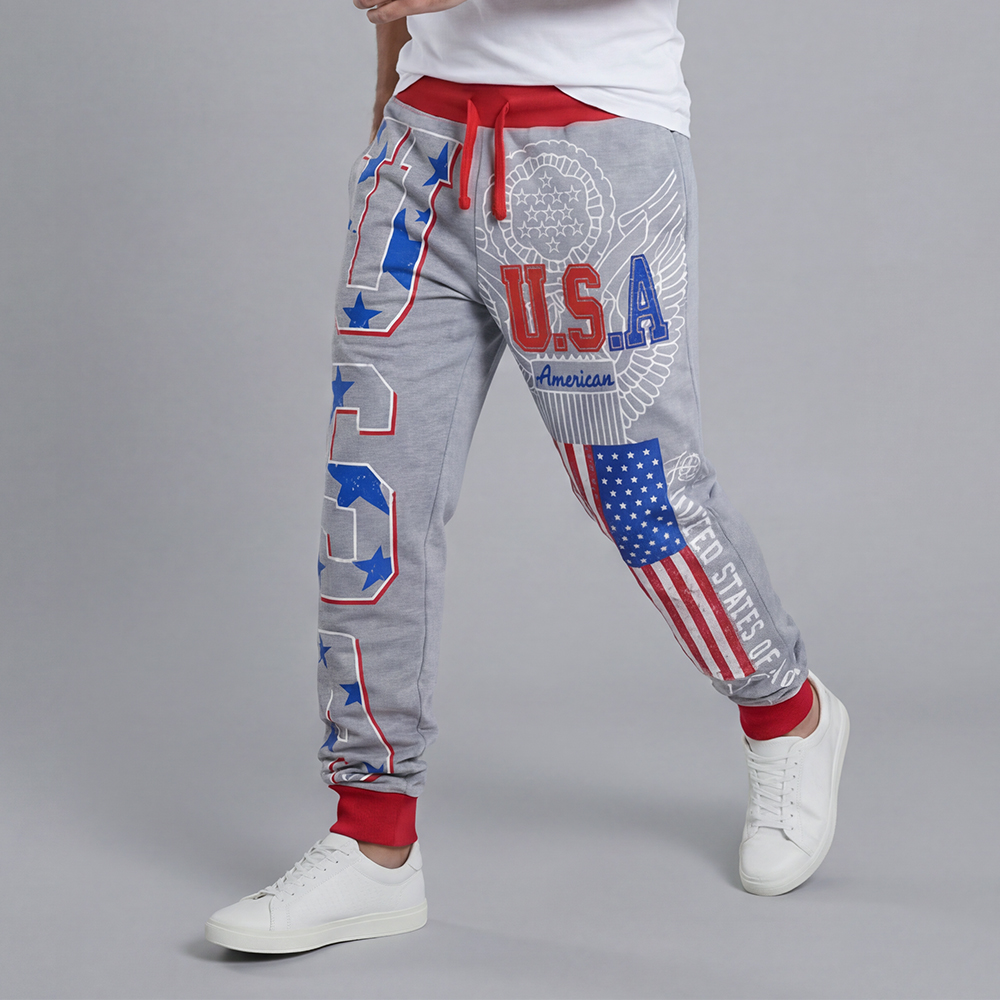 Pantalón casual Athletic with Letter estampado para hombre