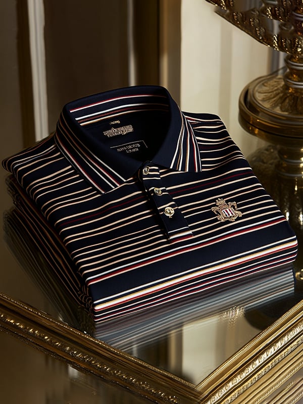 Camisa polo ejecutivo casual Button de manga corta para hombre