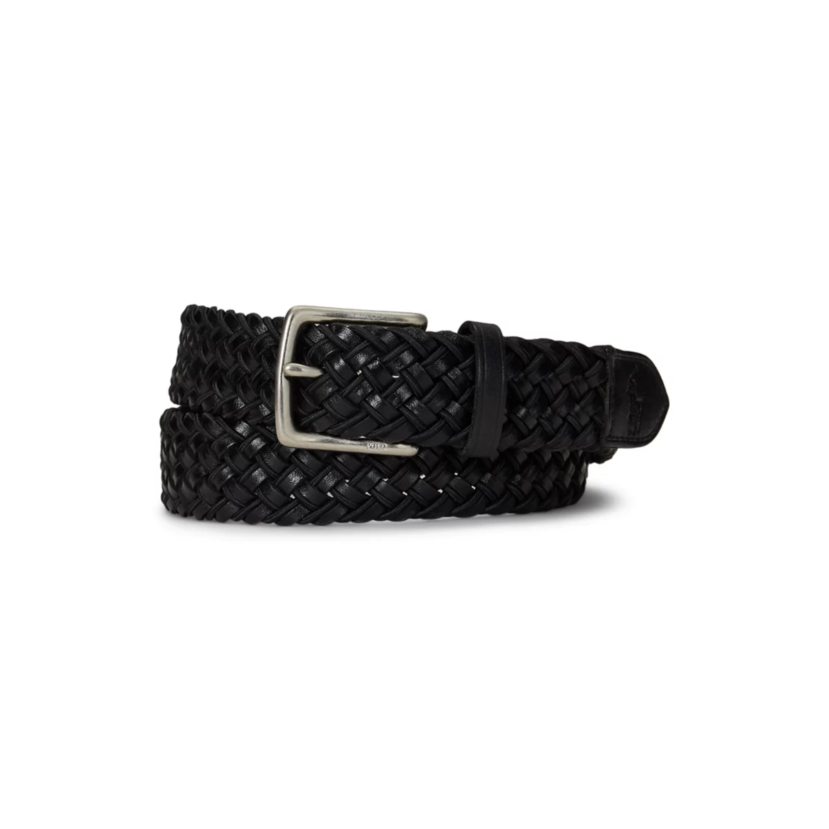 Leather & Braided Cord Woven Belt - 1