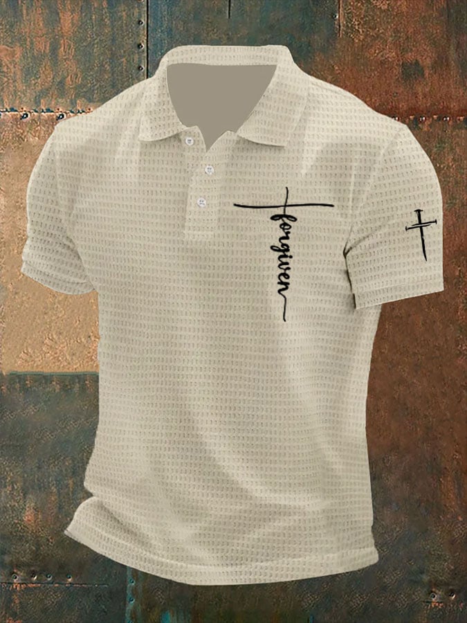 Camisa polo Faith Waffle Fabric para hombre