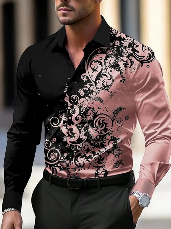 Light de lujo ejecutivo a rayas Princamiseta para hombre