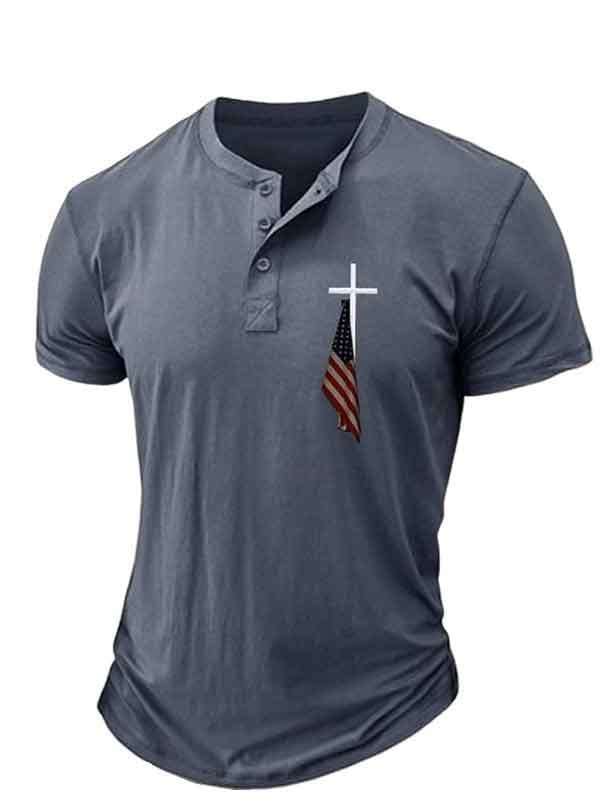 Camisa polo ejecutivo casual a rayas Button de manga corta para hombre