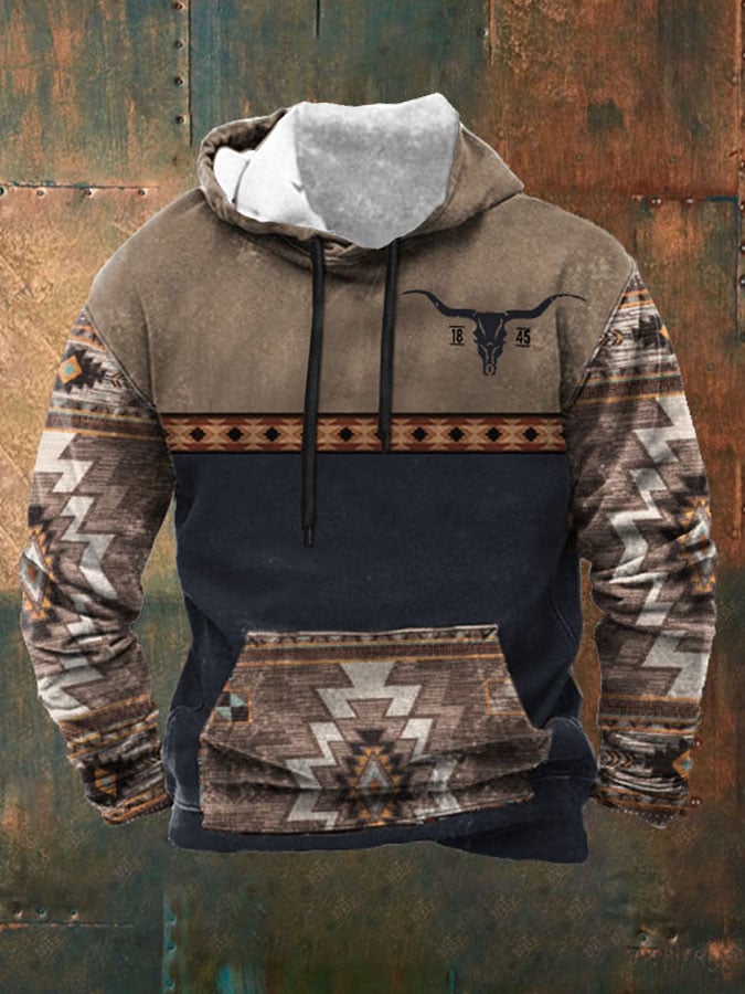 Sudadera casual Hooded estampado de manga larga