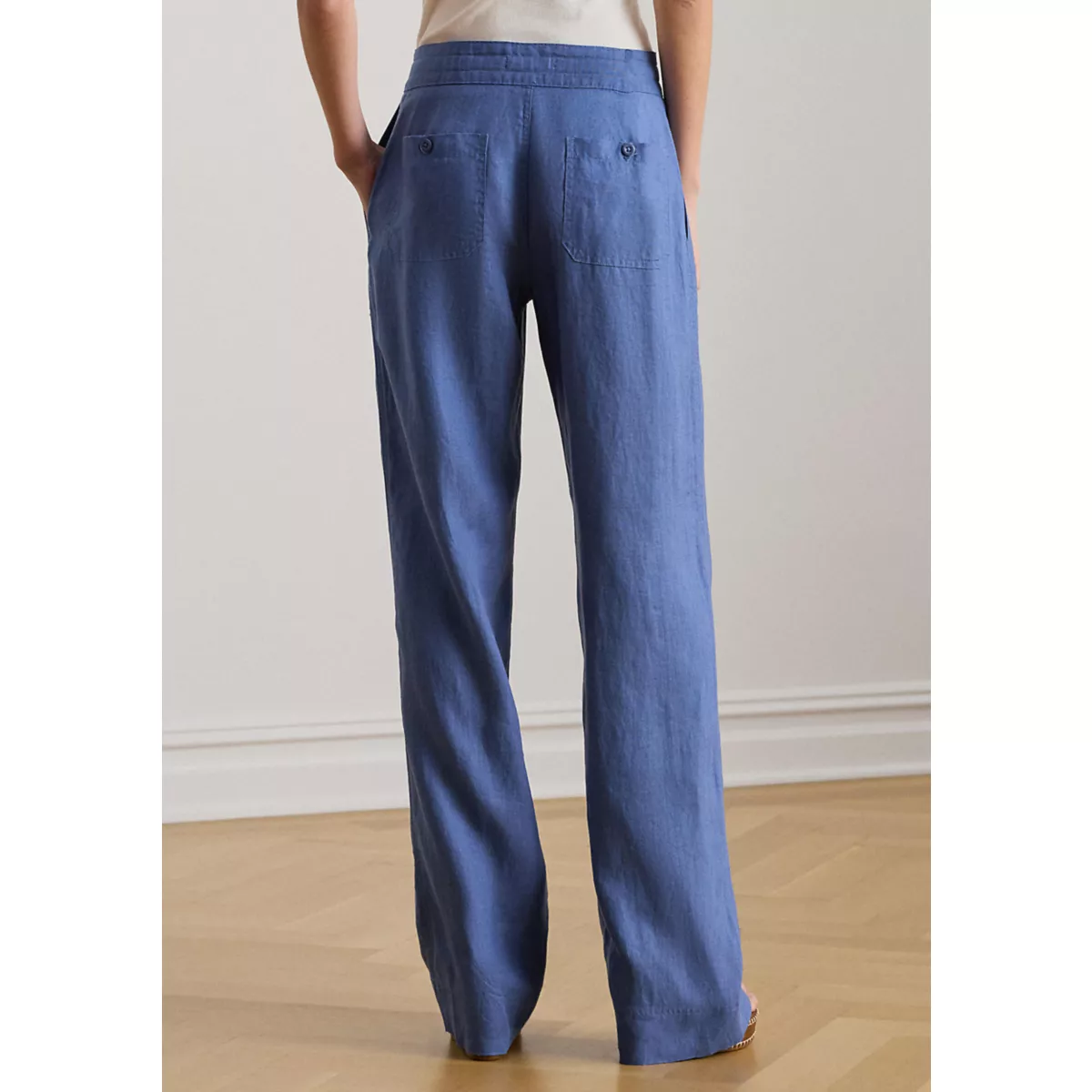 Women's Linen Wide-Leg Pants - 2