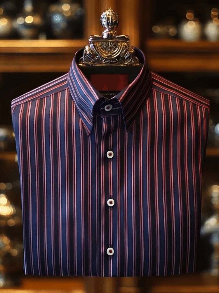 Camisa elegante Romantic de lujo de manga larga para hombre