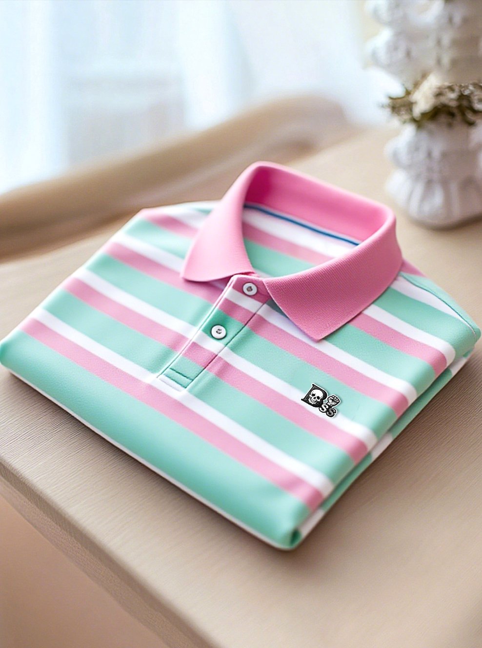 Camisa polo ejecutivo casual Button de manga corta para hombre