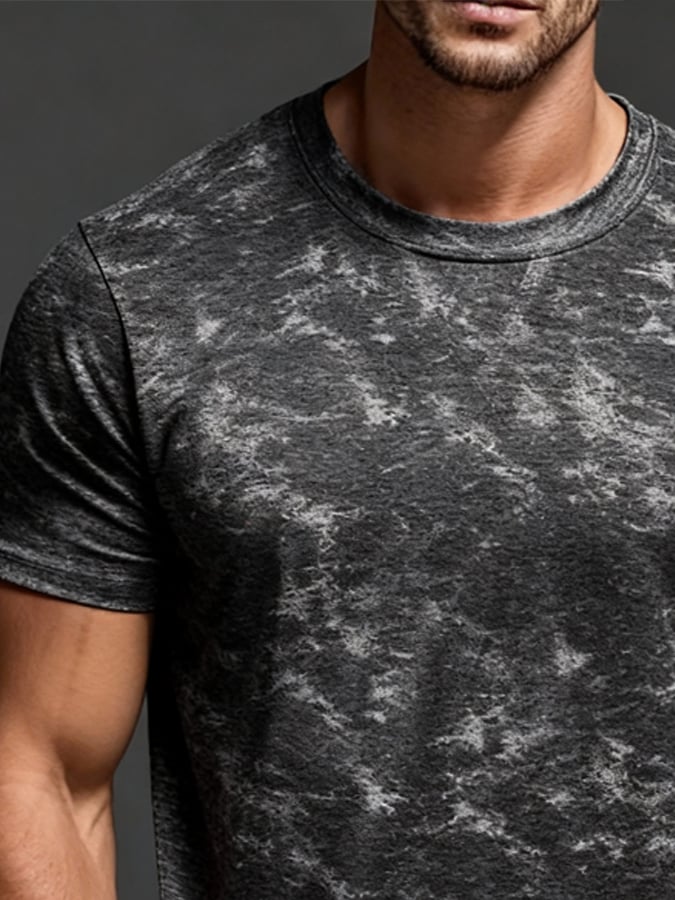 Camiseta Basic Pure de algodón diseñoed de manga corta para hombre
