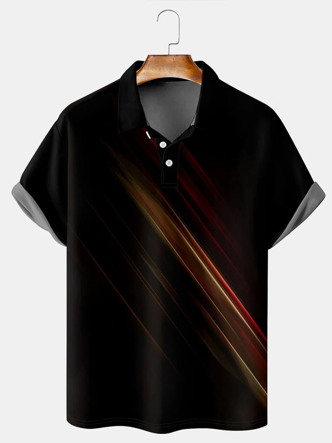 Camisa polo casual Color para hombre