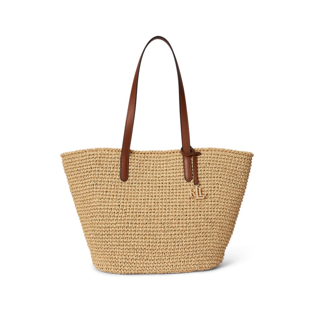Crocheted Straw Large Lainey Tote Bag - 2
