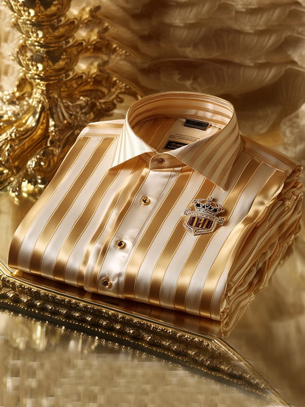 Camisa de lujo Gorgeous de manga larga para hombre