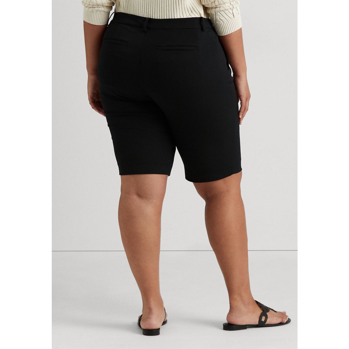 Plus Size Bi-Stretch Twill Short - 2
