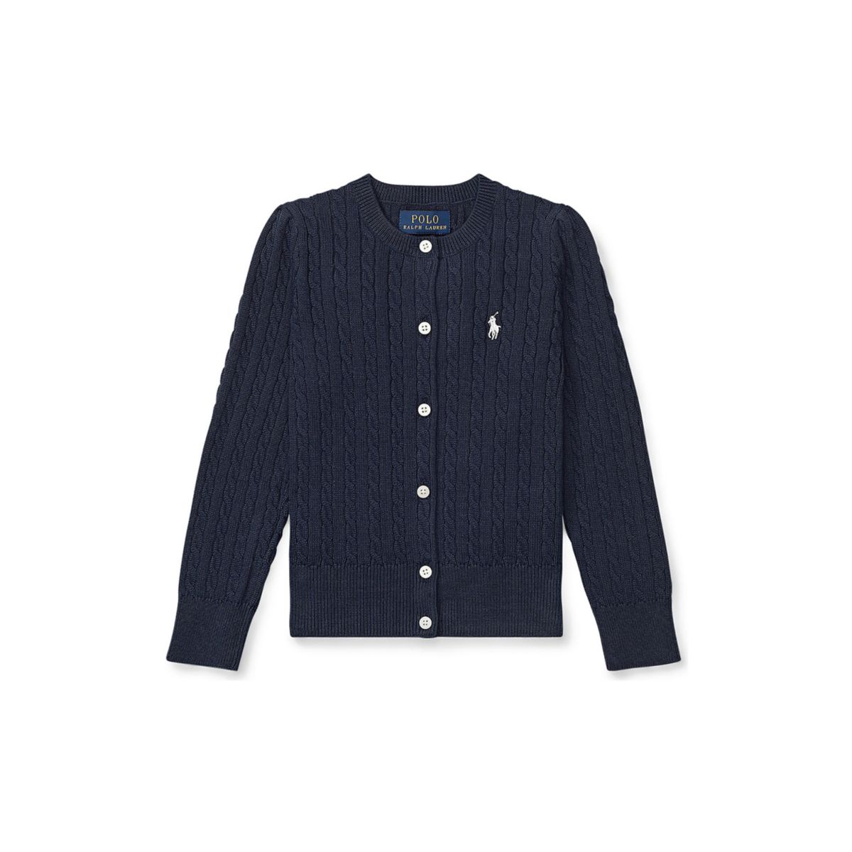 Girls 2-6x Mini Cable Cotton Cardigan - 3