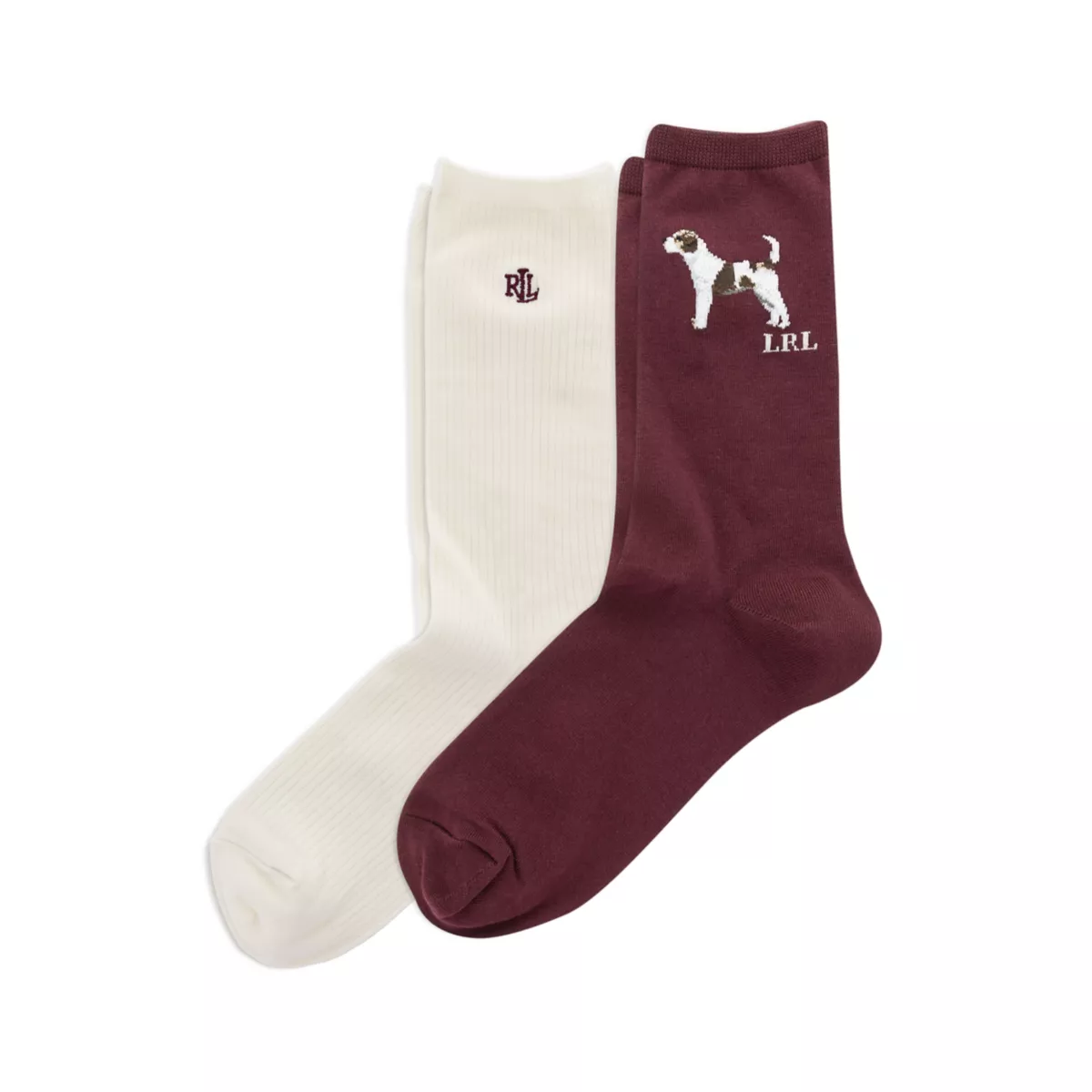 Fall Dog 2 Pack Socks - Jack Russell - 1