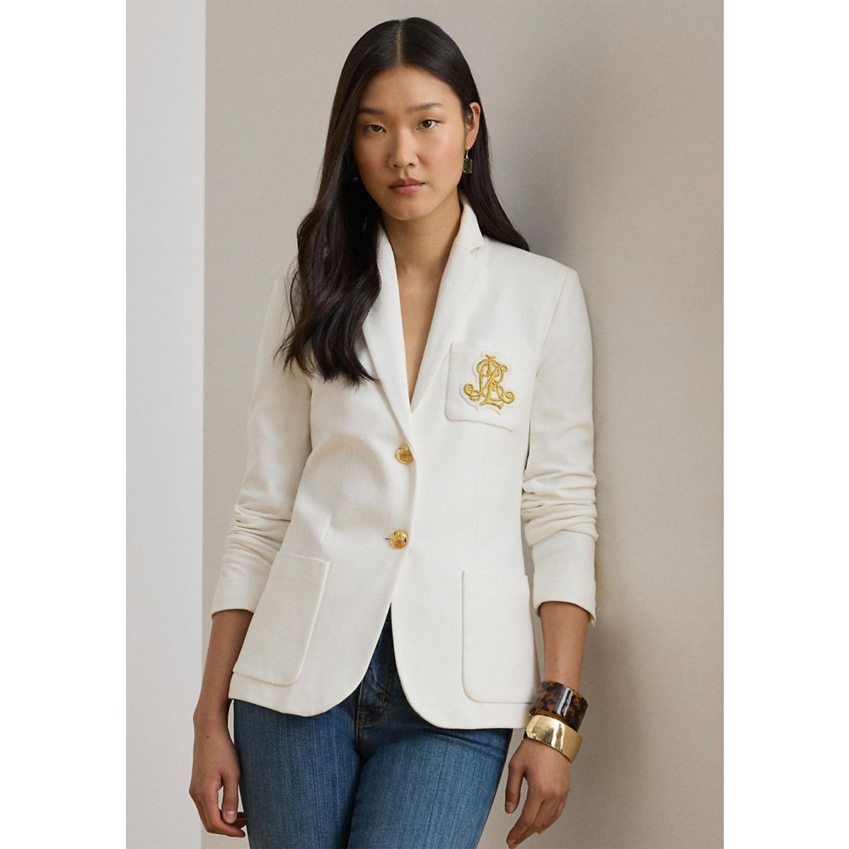 Bullion Jacquard Blazer - 1