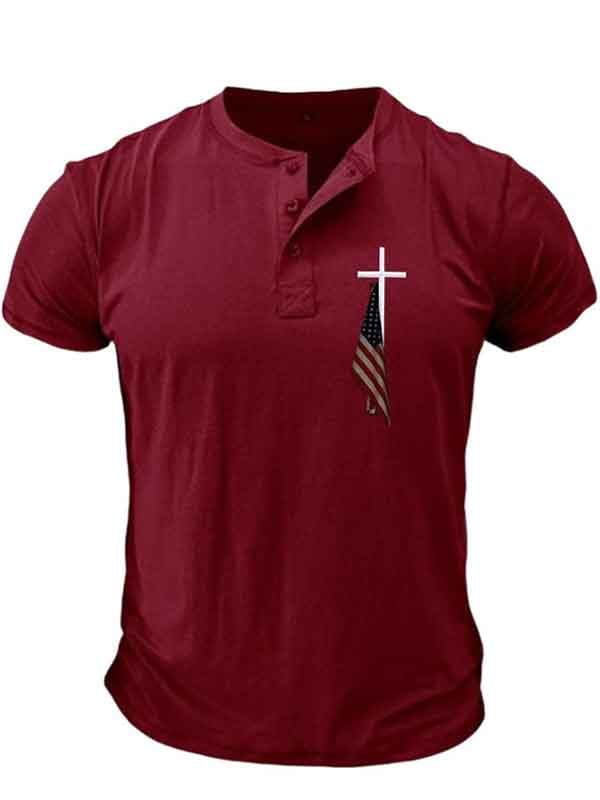 Camisa polo ejecutivo casual a rayas Button de manga corta para hombre