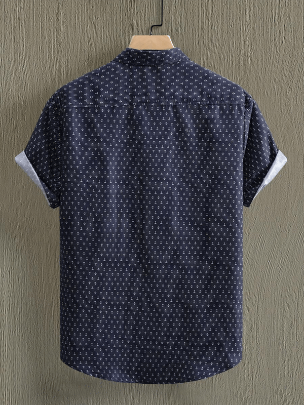 Camisa ejecutivo casual de manga corta para hombre