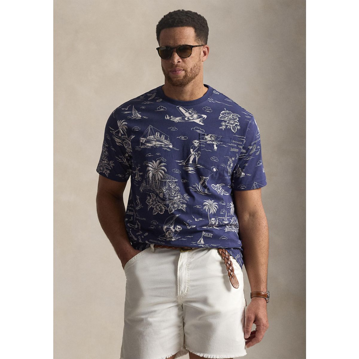 Big & Tall Polo Bear Jersey T-Shirt - 1
