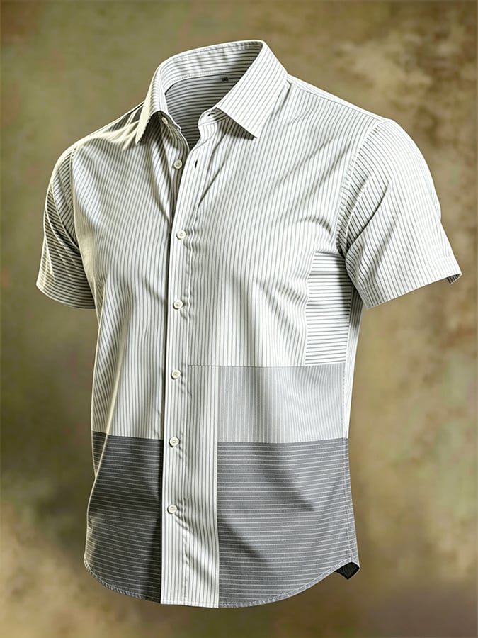 Camisa de manga corta ejecutivo para hombre