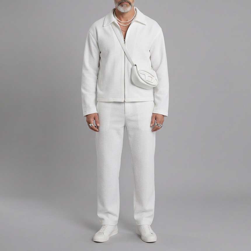 Chaqueta Solid-Color Sets para hombre