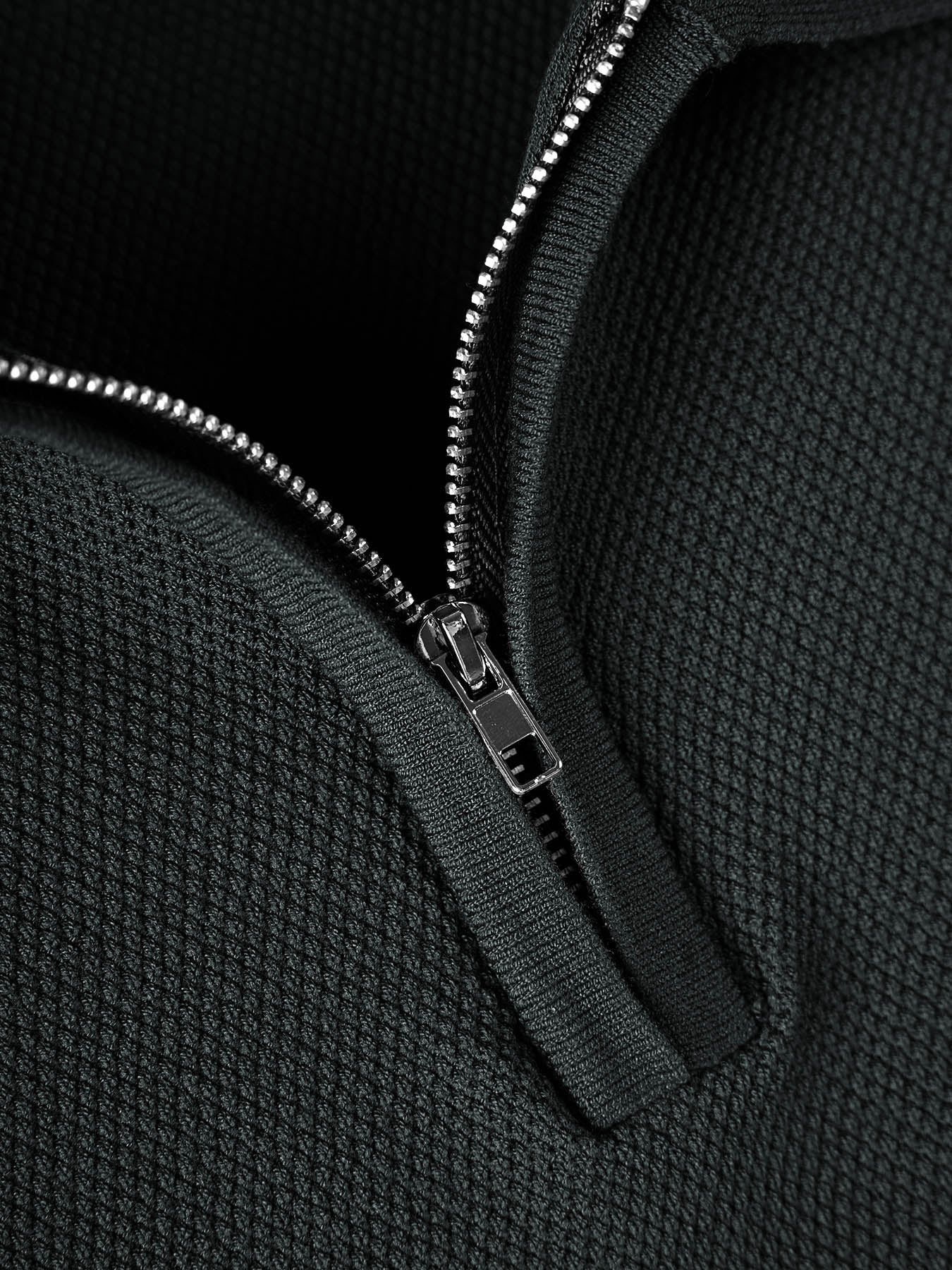 Flextejido Active tejidoted Zip Polo