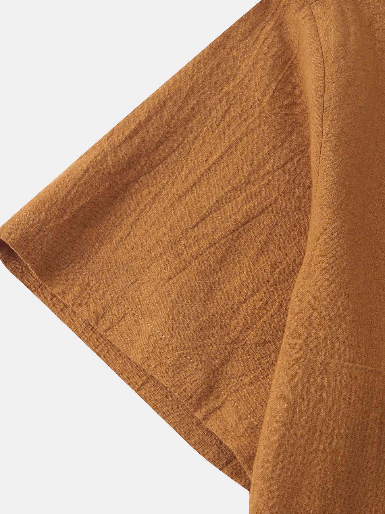 De color sólido Basic Henley camisas