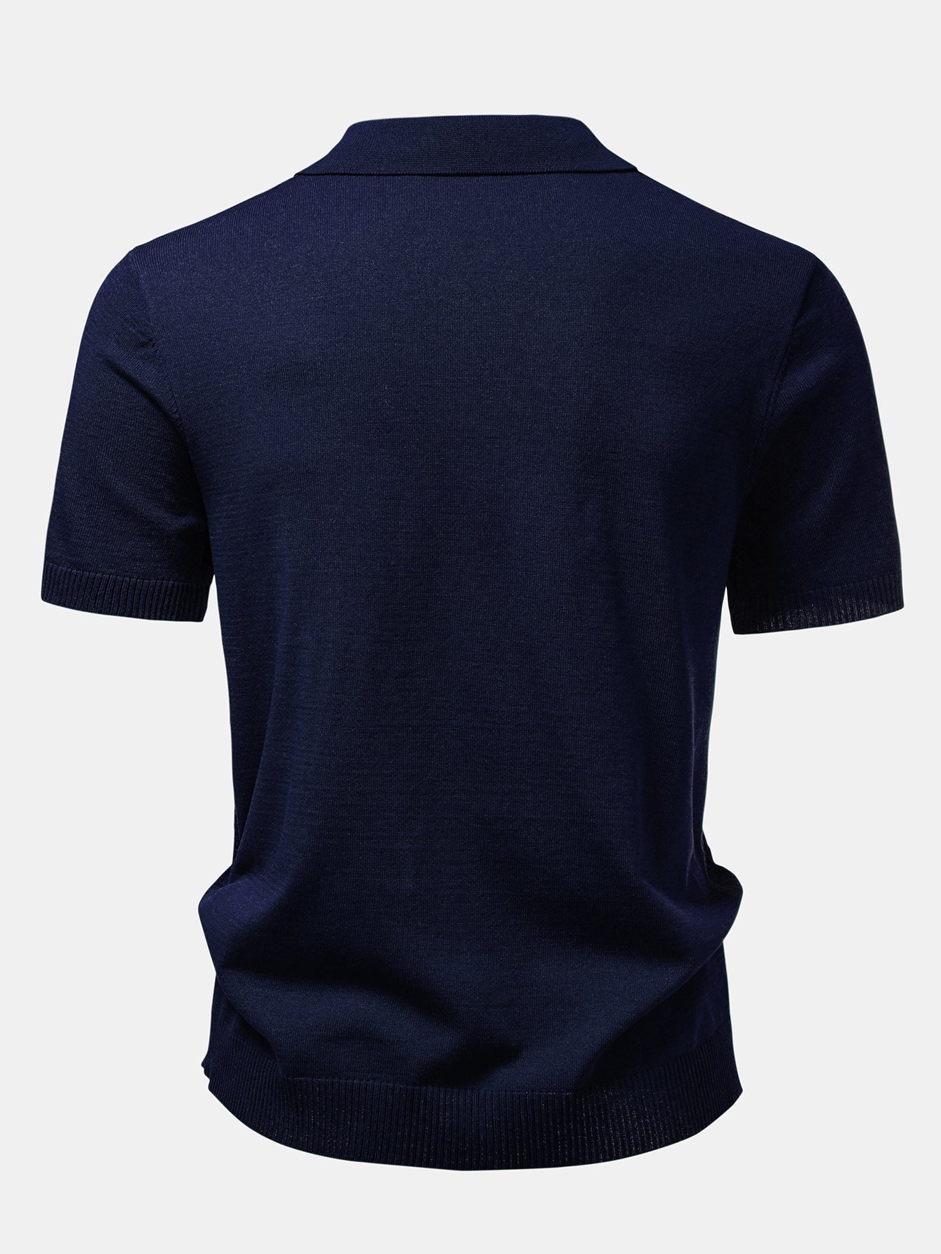 Textured Jacquard Button Up Knicamiseta