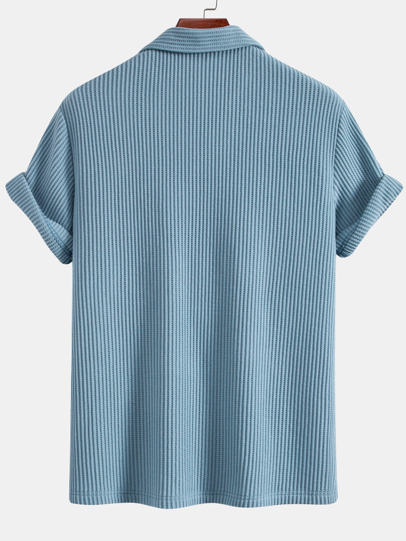 Camisa Waffle Button Up
