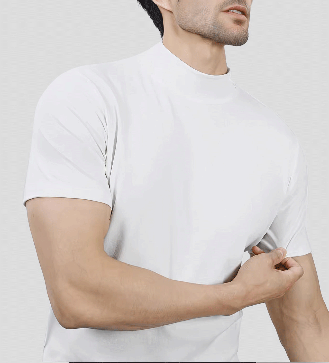 StayCool 2.0 Mock Neck de manga corta Tee