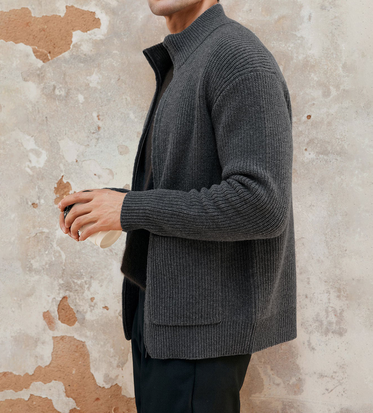 Chaqueta Gentletejido Full Zip Sweater