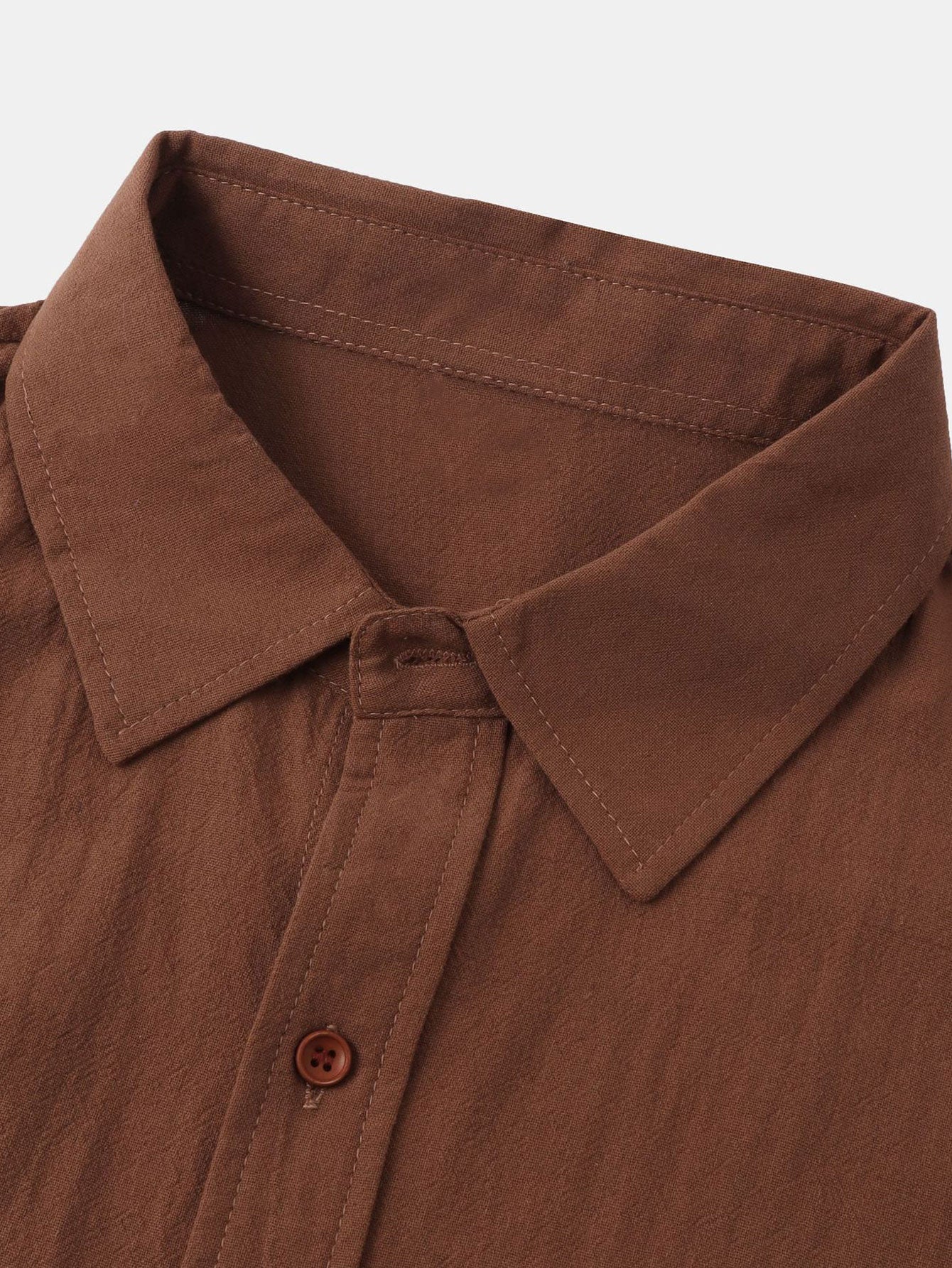 Camisa Man Button Up With Patch Pockets