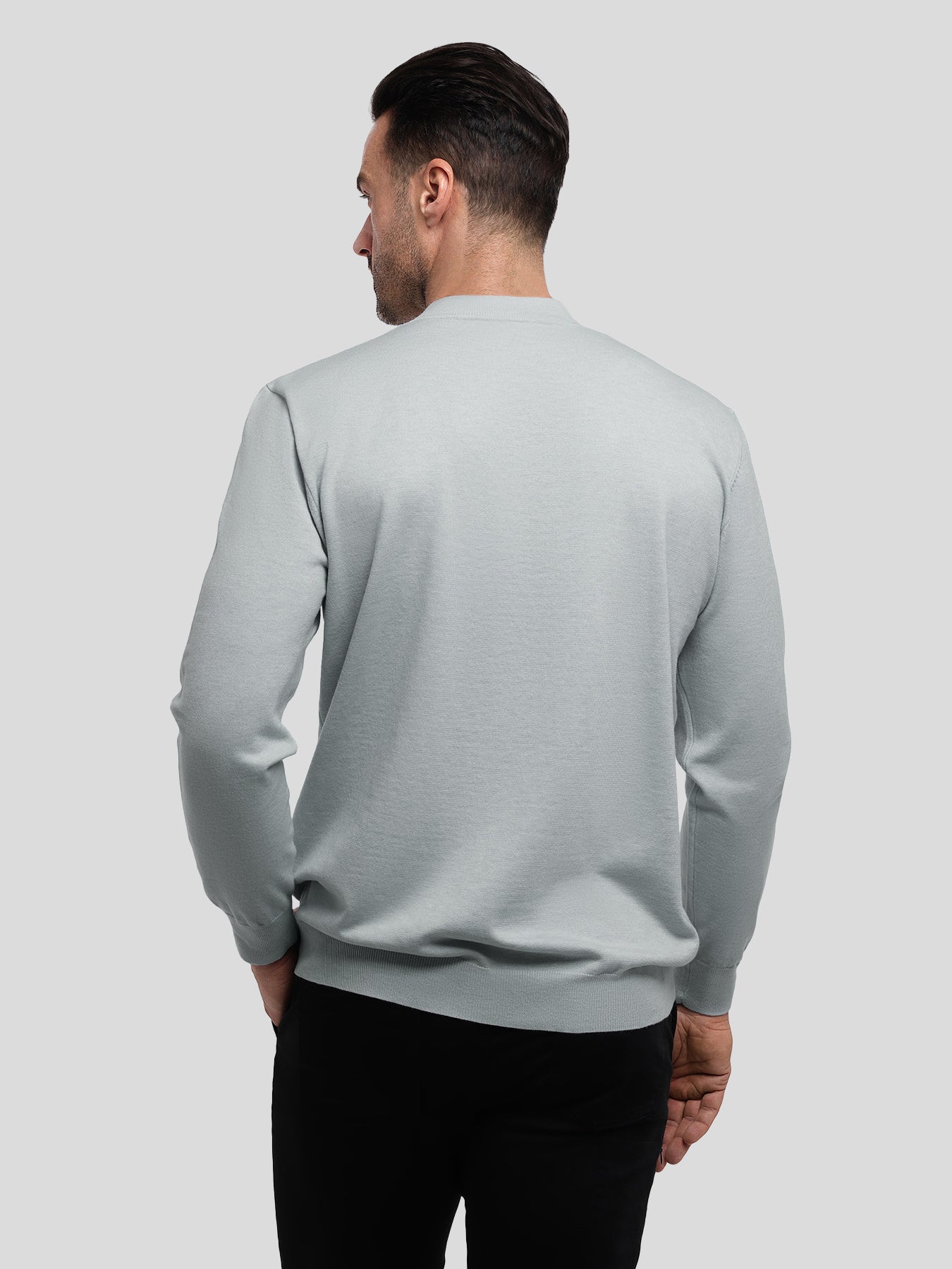Gentletejido cuello redondo Sweater