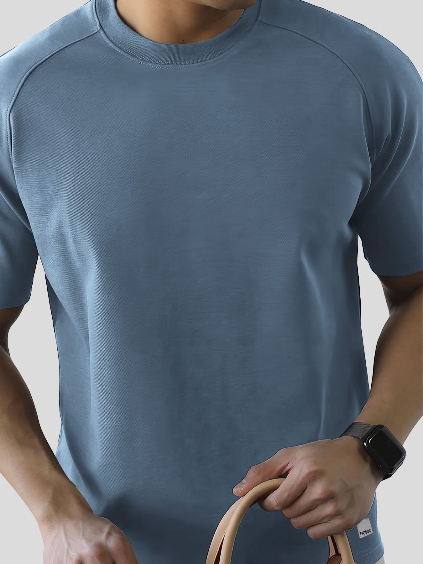 Modal Blend de manga corta Raglan Tee